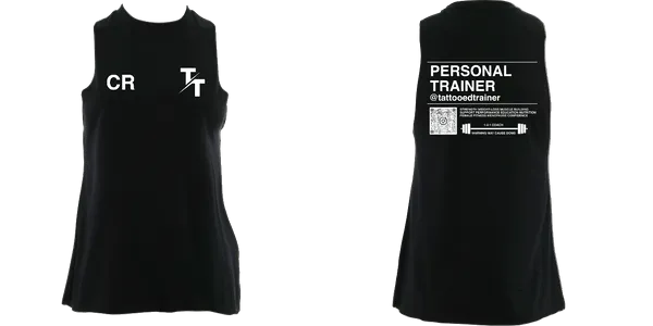 Ladies high neck cotton workout vest
