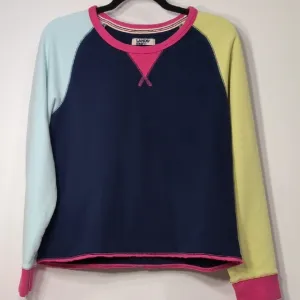 Lands' End | Color Block Crew Neck Sweater