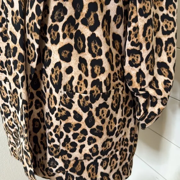 Lane Bryant leopard jacket, blazer suit top 14 16