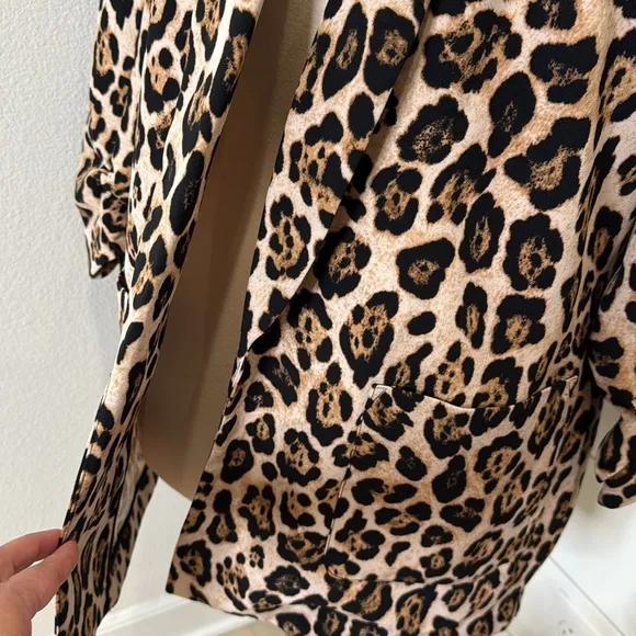Lane Bryant leopard jacket, blazer suit top 14 16