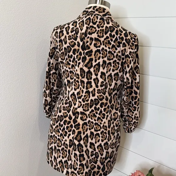 Lane Bryant leopard jacket, blazer suit top 14 16