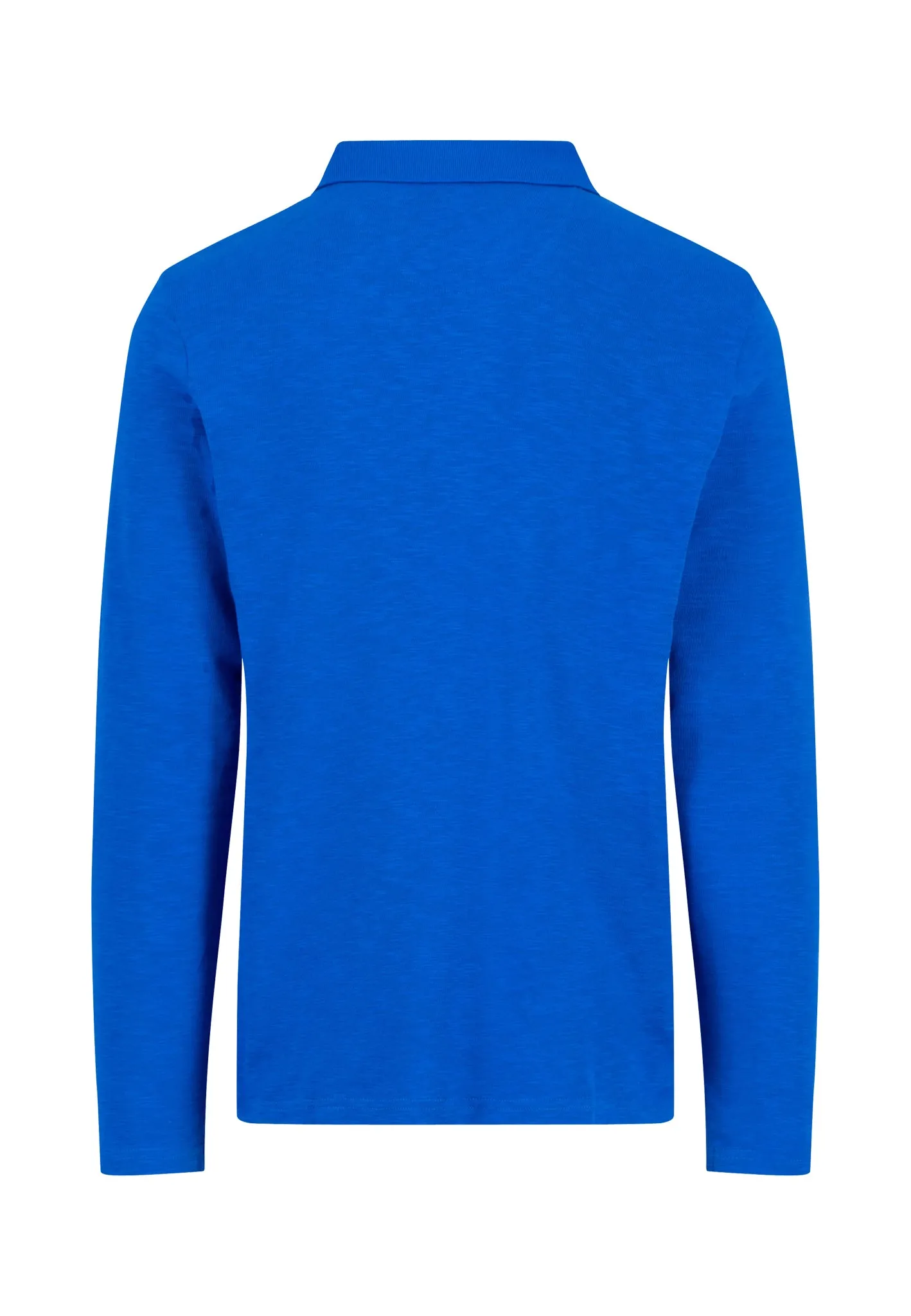 Langarm Poloshirt aus 100% Baumwolle