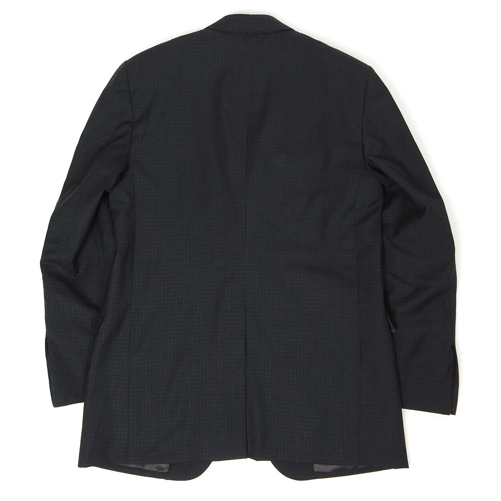 Lanvin 2 Piece Check Wool Suit Size 50