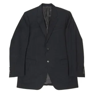 Lanvin 2 Piece Check Wool Suit Size 50