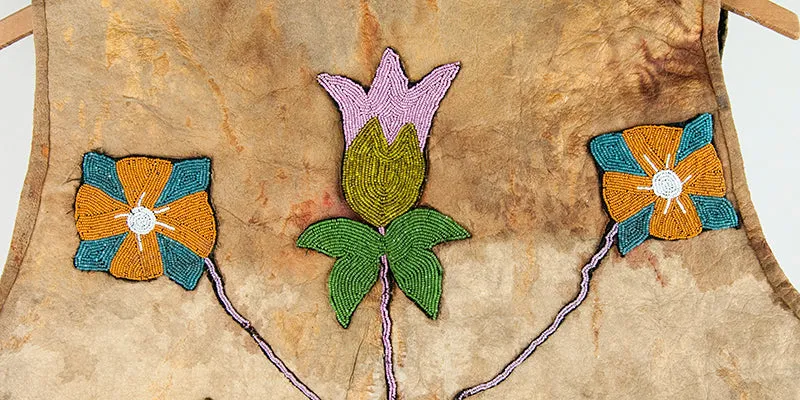 Large Old Beaded Plateau Vest