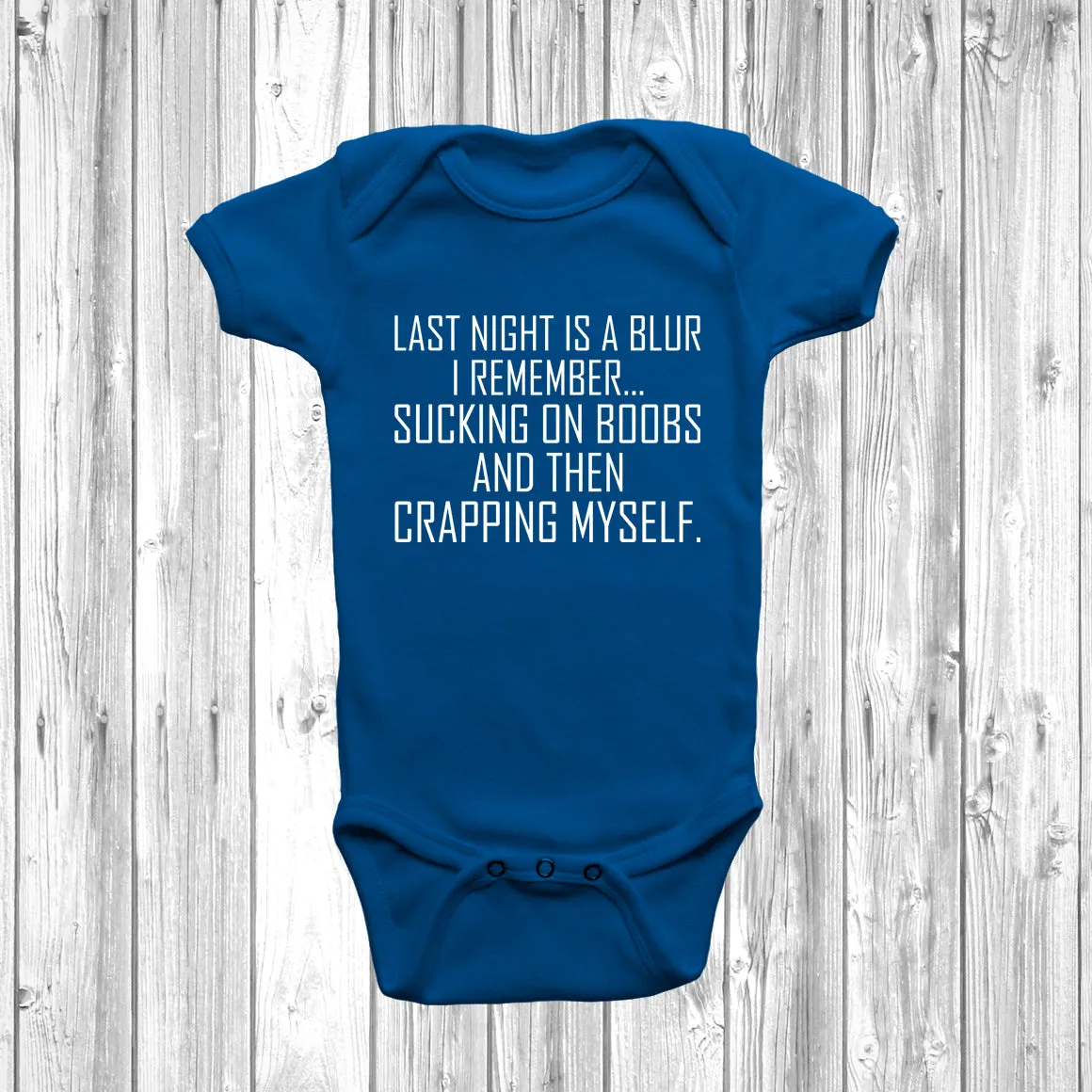 Last Night Is A Blur Baby Grow