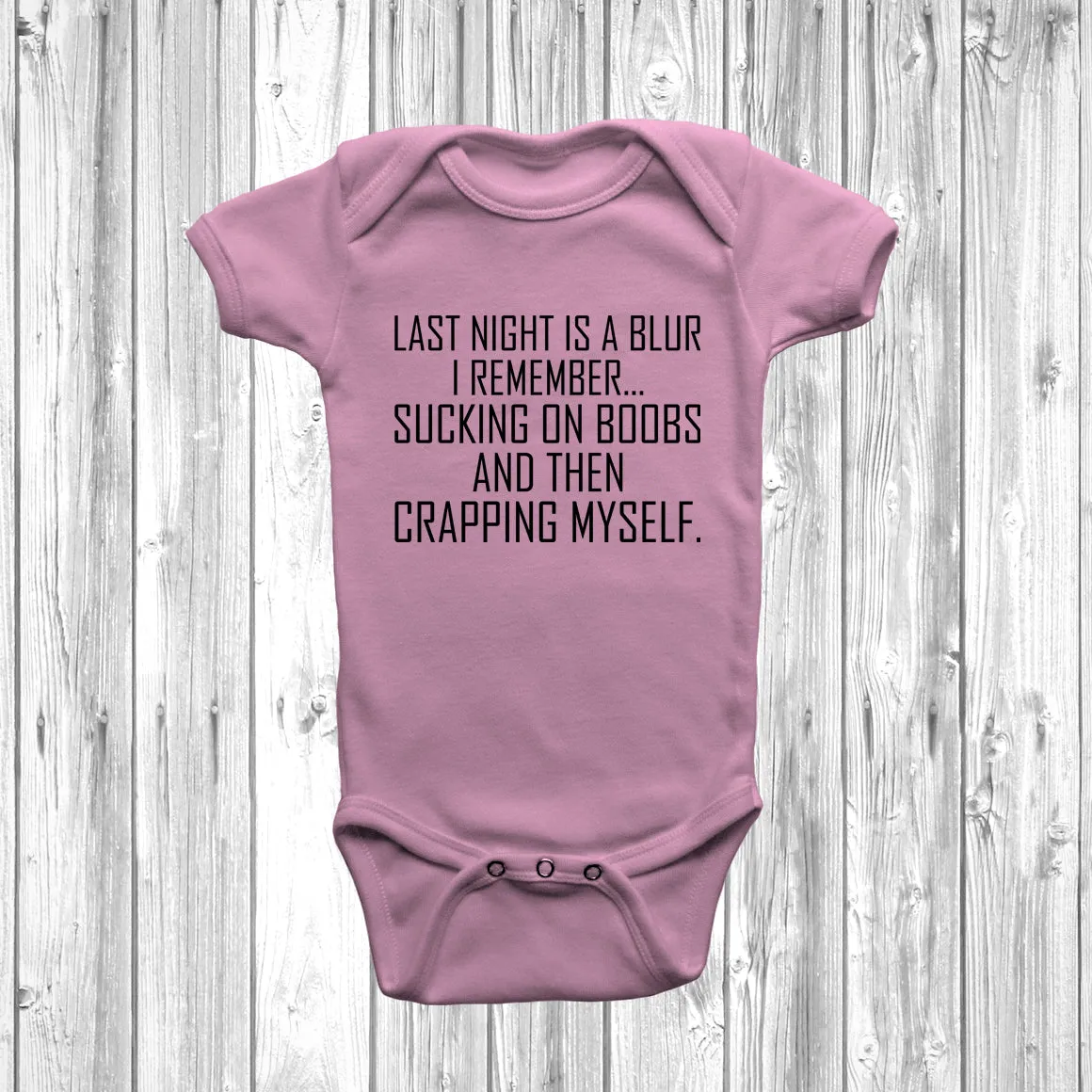 Last Night Is A Blur Baby Grow