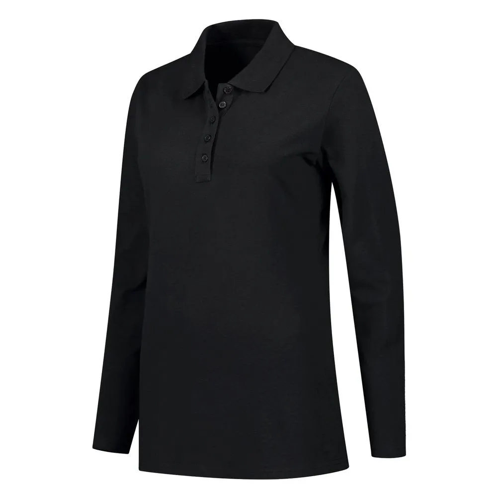 Lemon & Soda Polo Basic Stretch Lange Mouwen Dames LEM3574