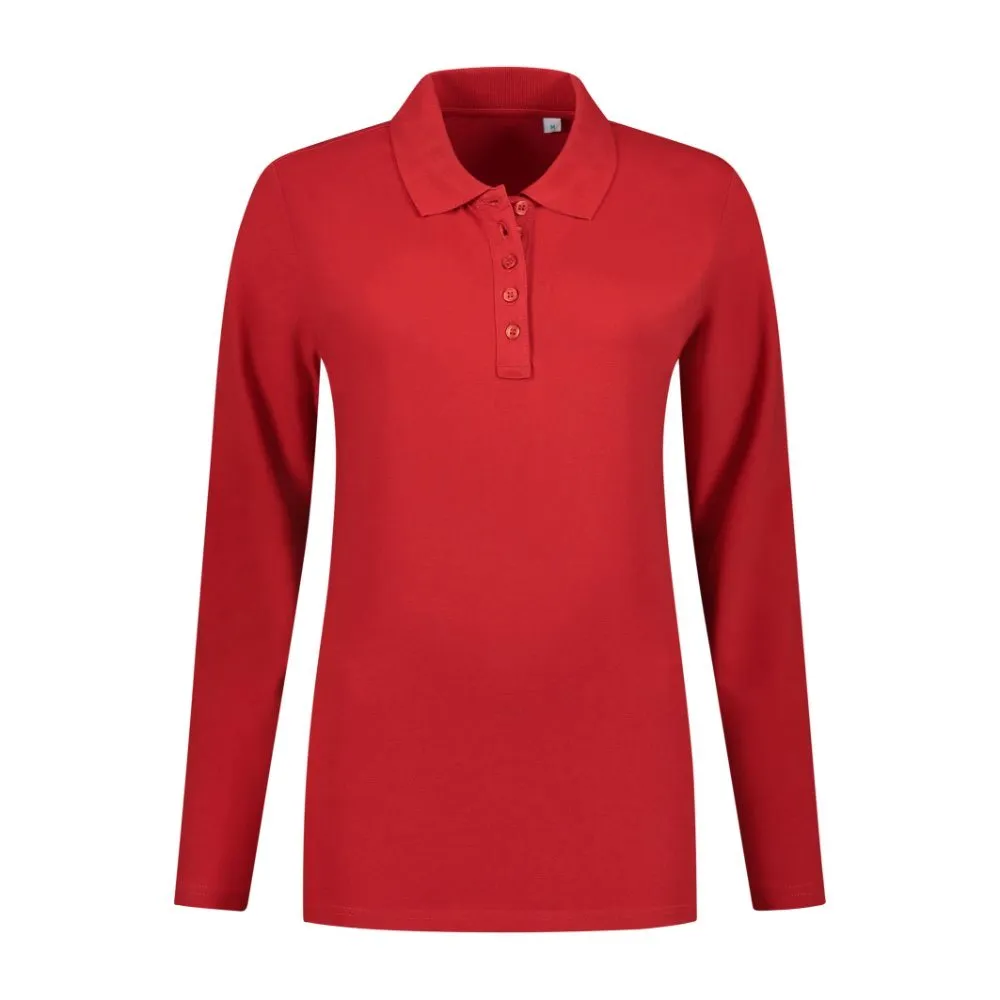 Lemon & Soda Polo Basic Stretch Lange Mouwen Dames LEM3574