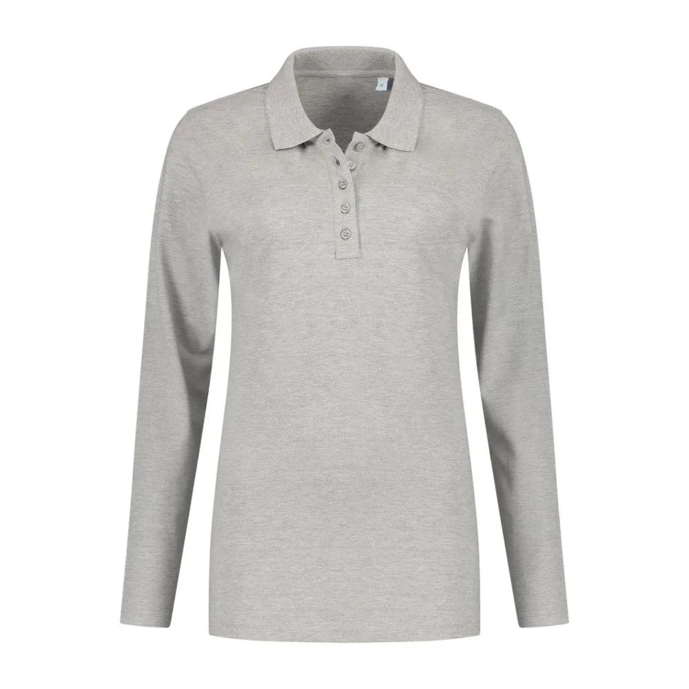 Lemon & Soda Polo Basic Stretch Lange Mouwen Dames LEM3574
