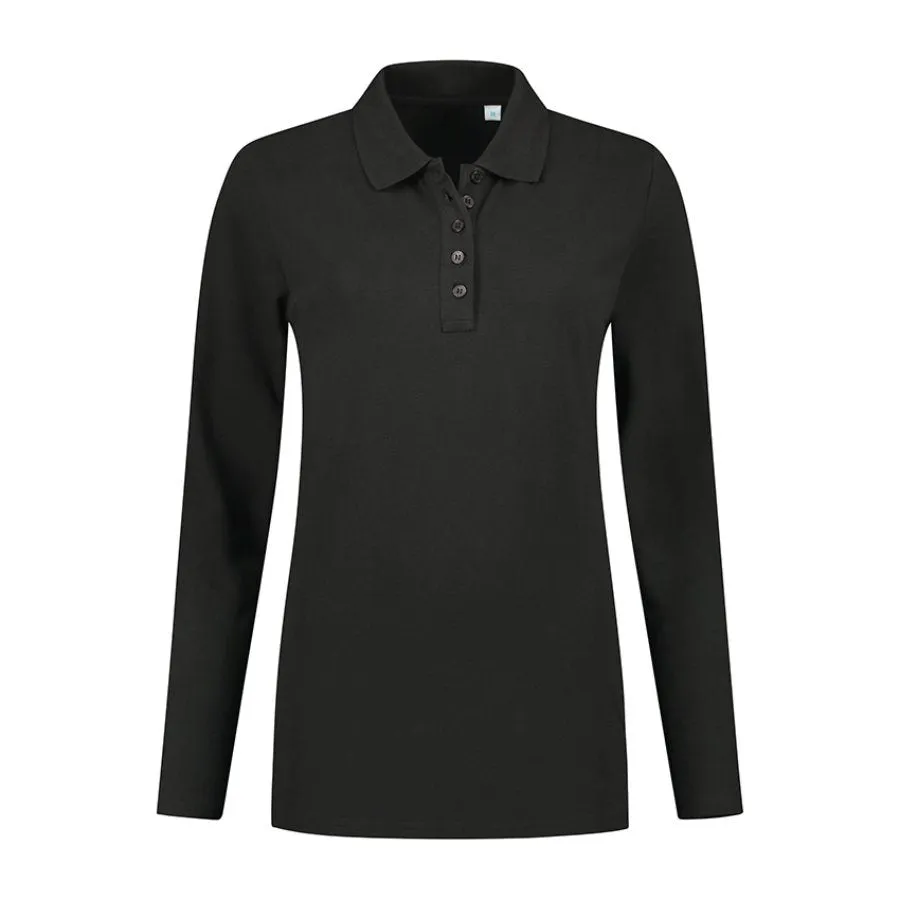 Lemon & Soda Polo Basic Stretch Lange Mouwen Dames LEM3574