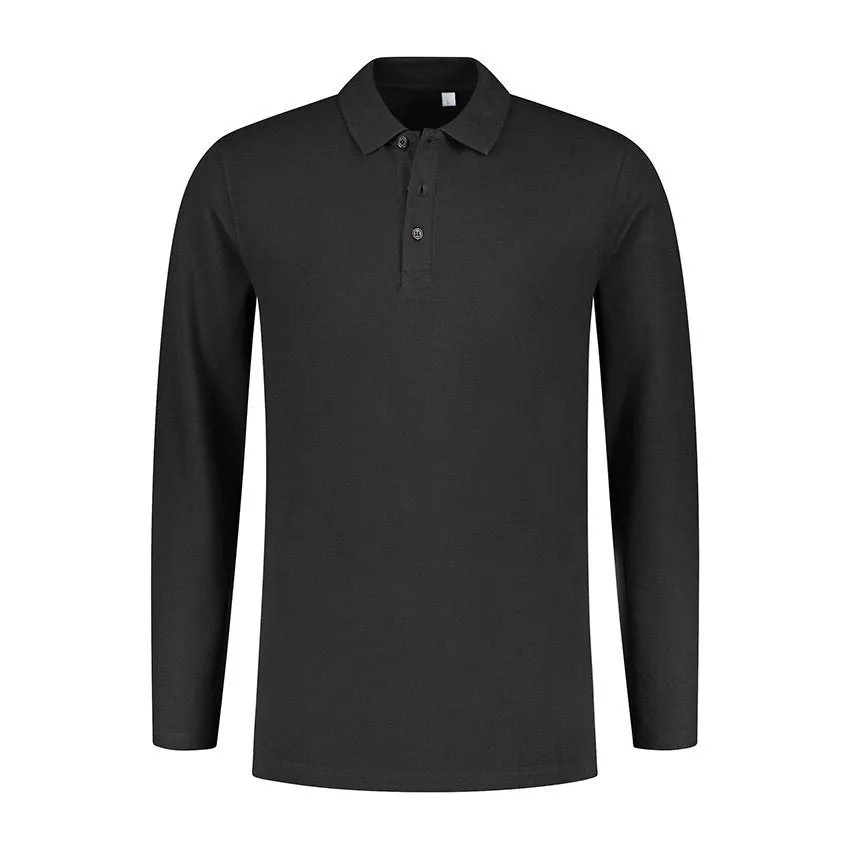 Lemon & Soda Polo Basic Stretch Lange Mouwen Heren LEM3576