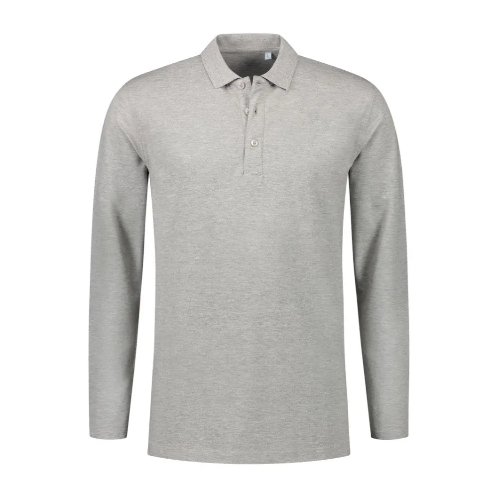 Lemon & Soda Polo Basic Stretch Lange Mouwen Heren LEM3576