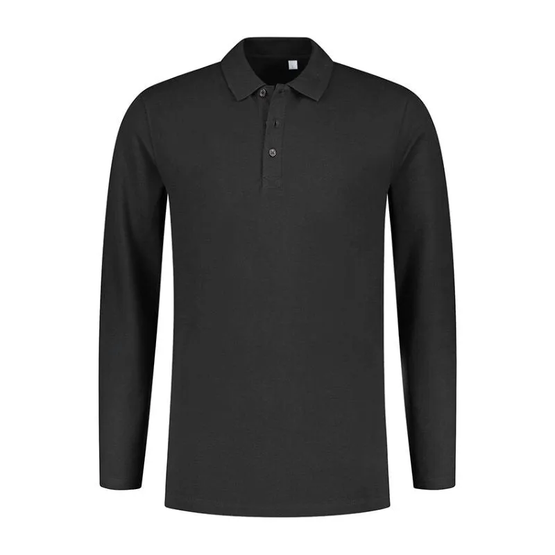 Lemon & Soda Polo Basic Stretch Lange Mouwen Heren LEM3576