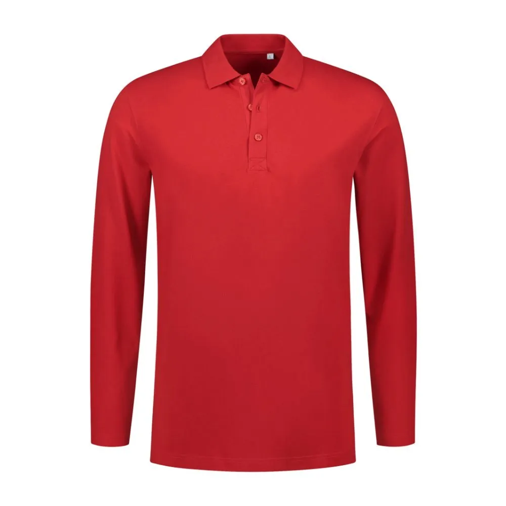 Lemon & Soda Polo Basic Stretch Lange Mouwen Heren LEM3576