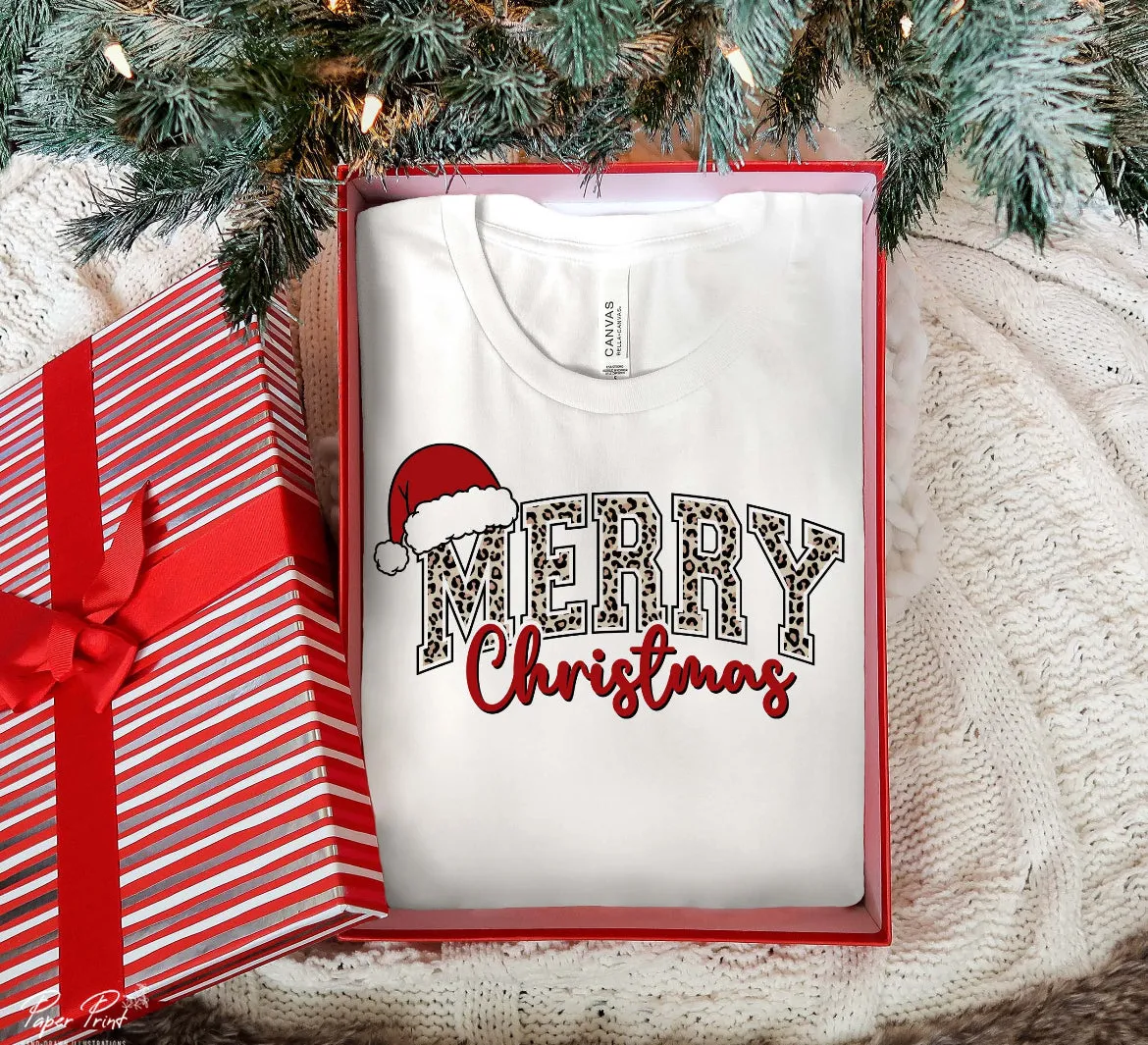 Leopard Merry Christmas