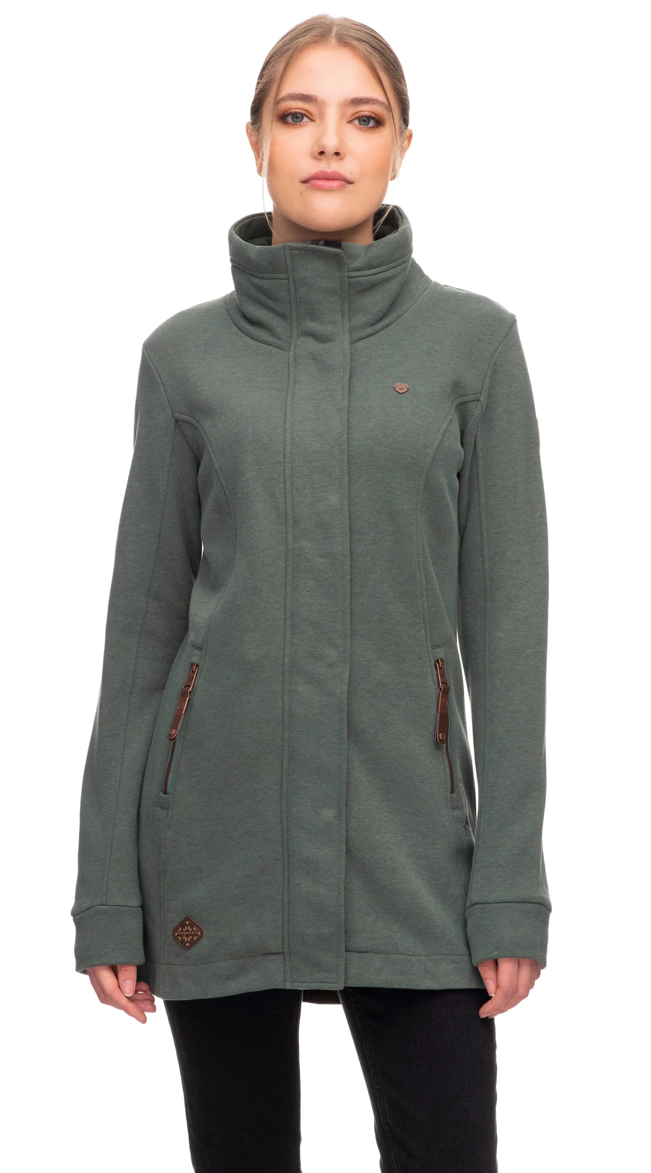 LETRICE ZIP UP - pine green