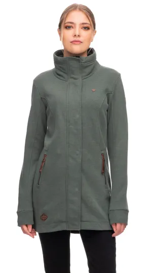 LETRICE ZIP UP - pine green