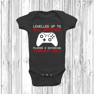 Levelled Up To Big Brother Baby Grow