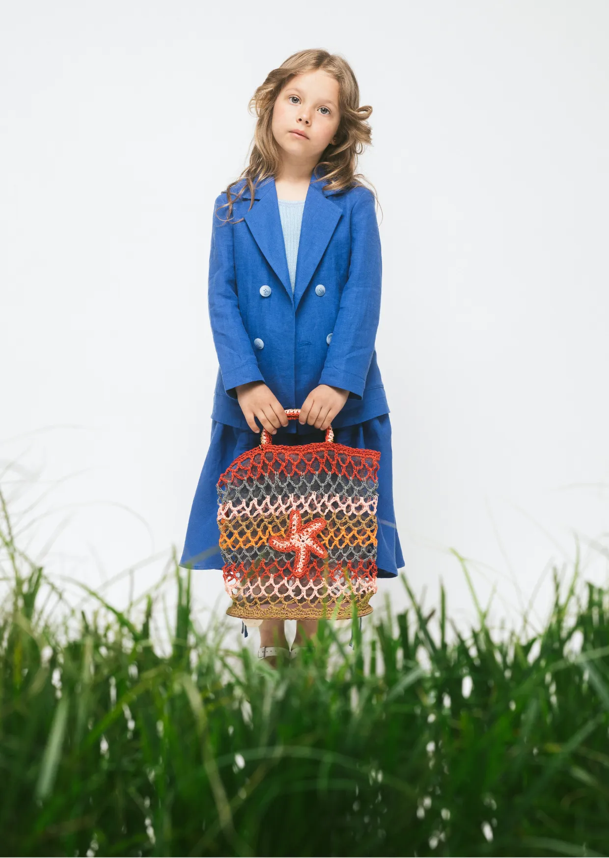 Linen Blazer Cruise, Blue