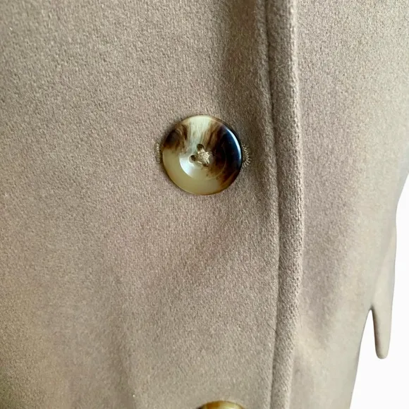 LL BEAN Vintage Suit Coat Wool Cashmere 3 Button Blazer Women's Size 18W