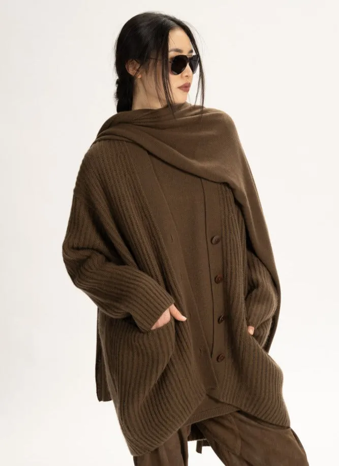 Lofty Cashmere Oversized Cardigan