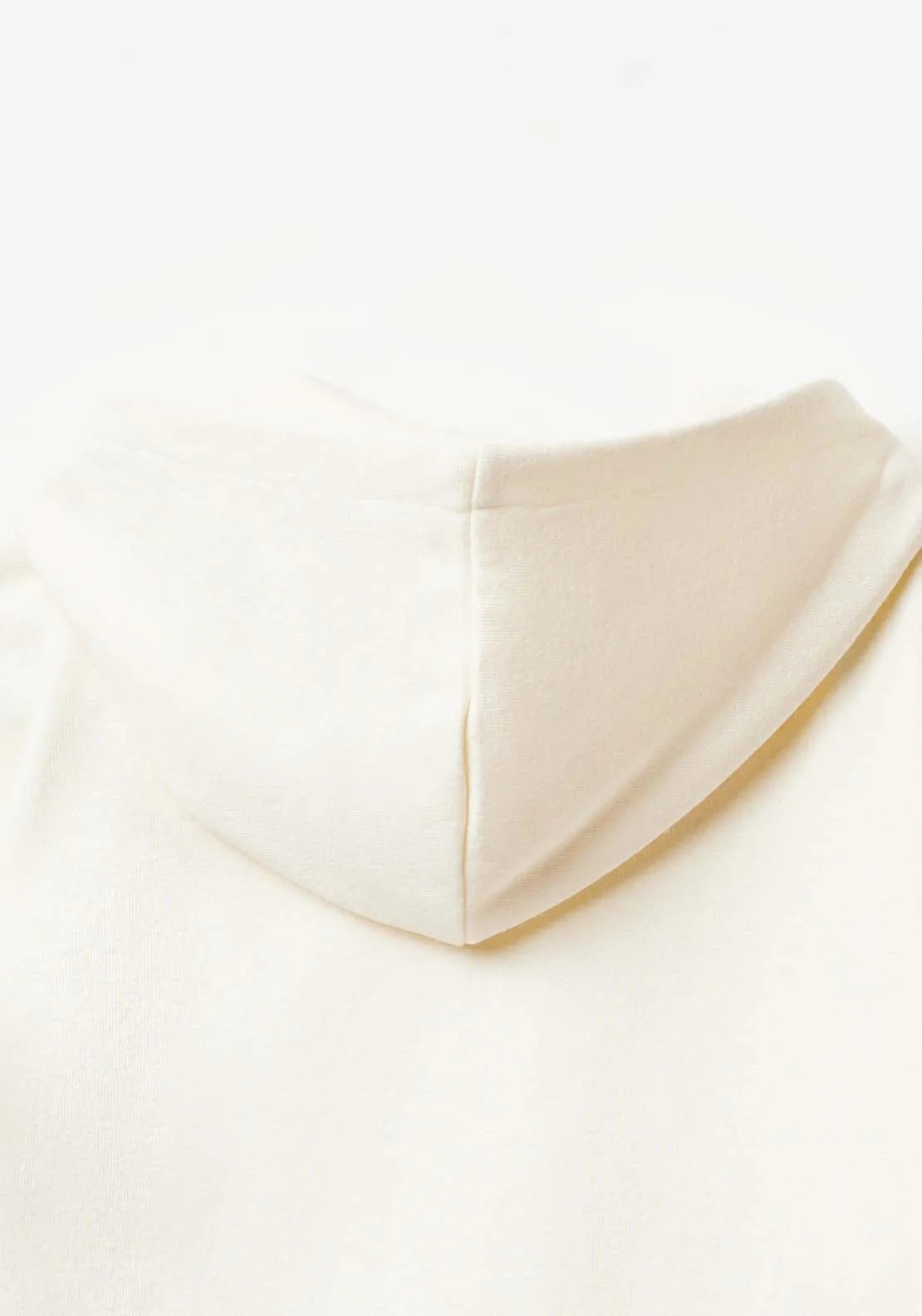Long Sleeve House Sweatshirt With Zip - White