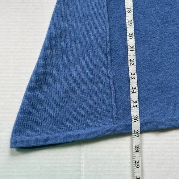 Lord &amp; Taylor 100% Cashmere blue  Sweater S/P