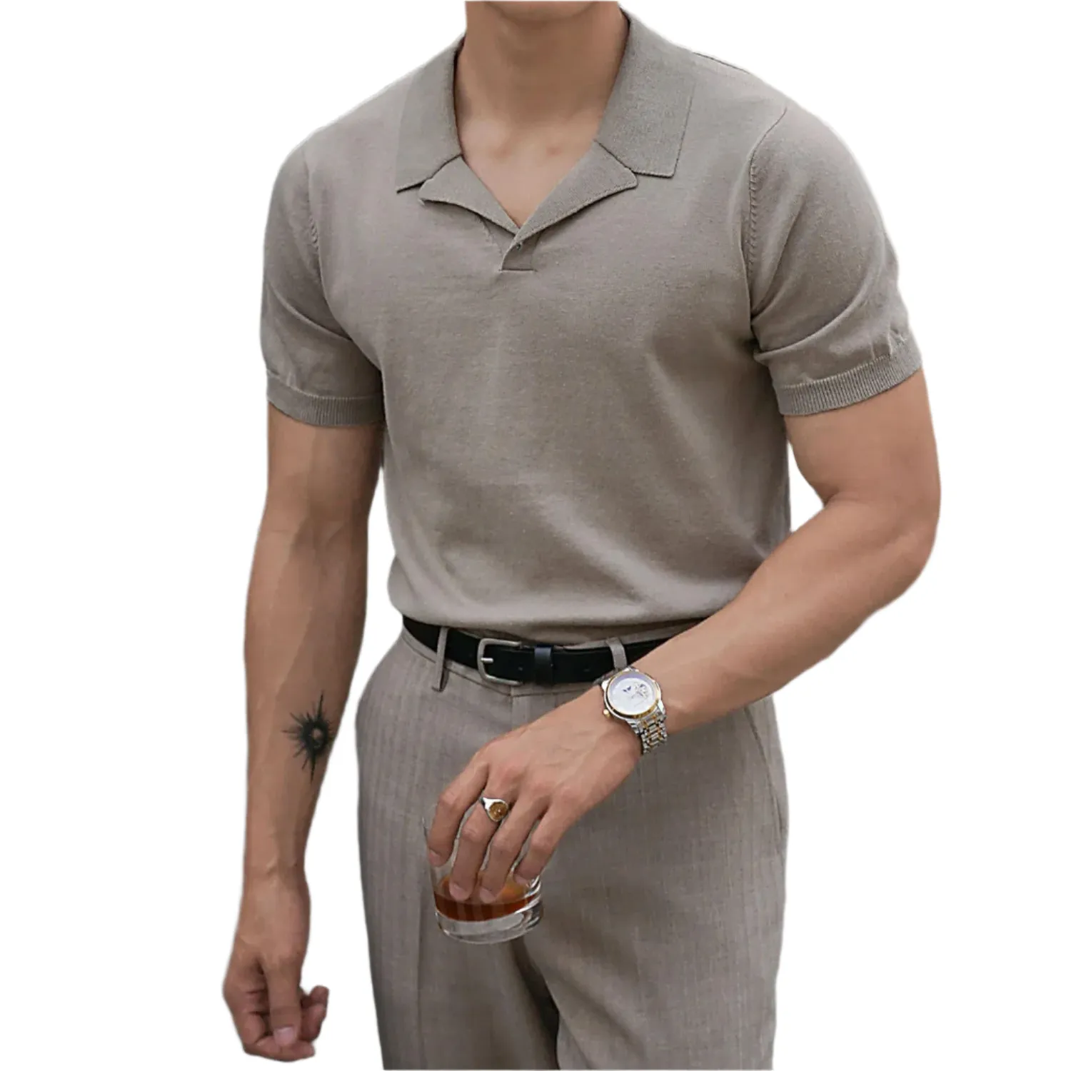 Lorenzo – Slim-Fit Men’s Organic Cotton Polo