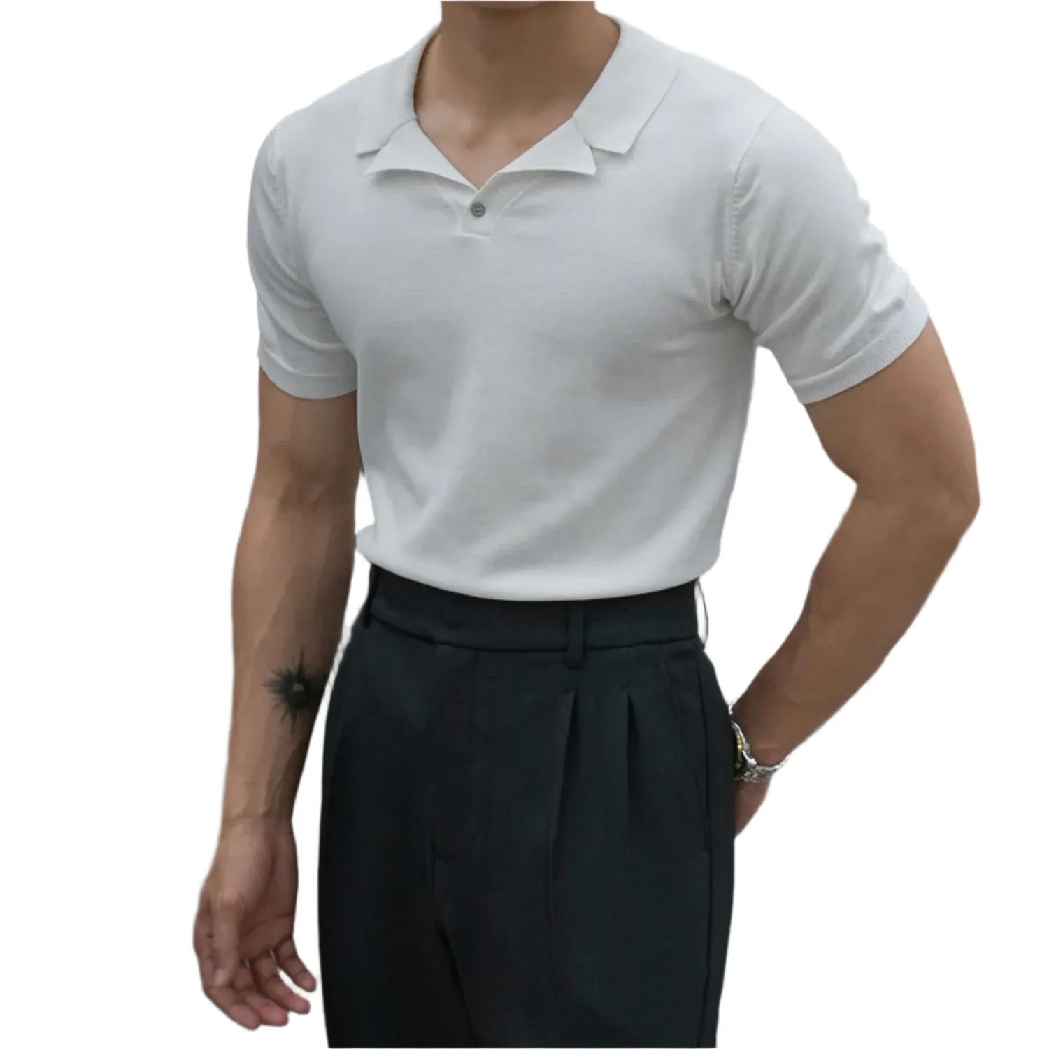 Lorenzo – Slim-Fit Men’s Organic Cotton Polo
