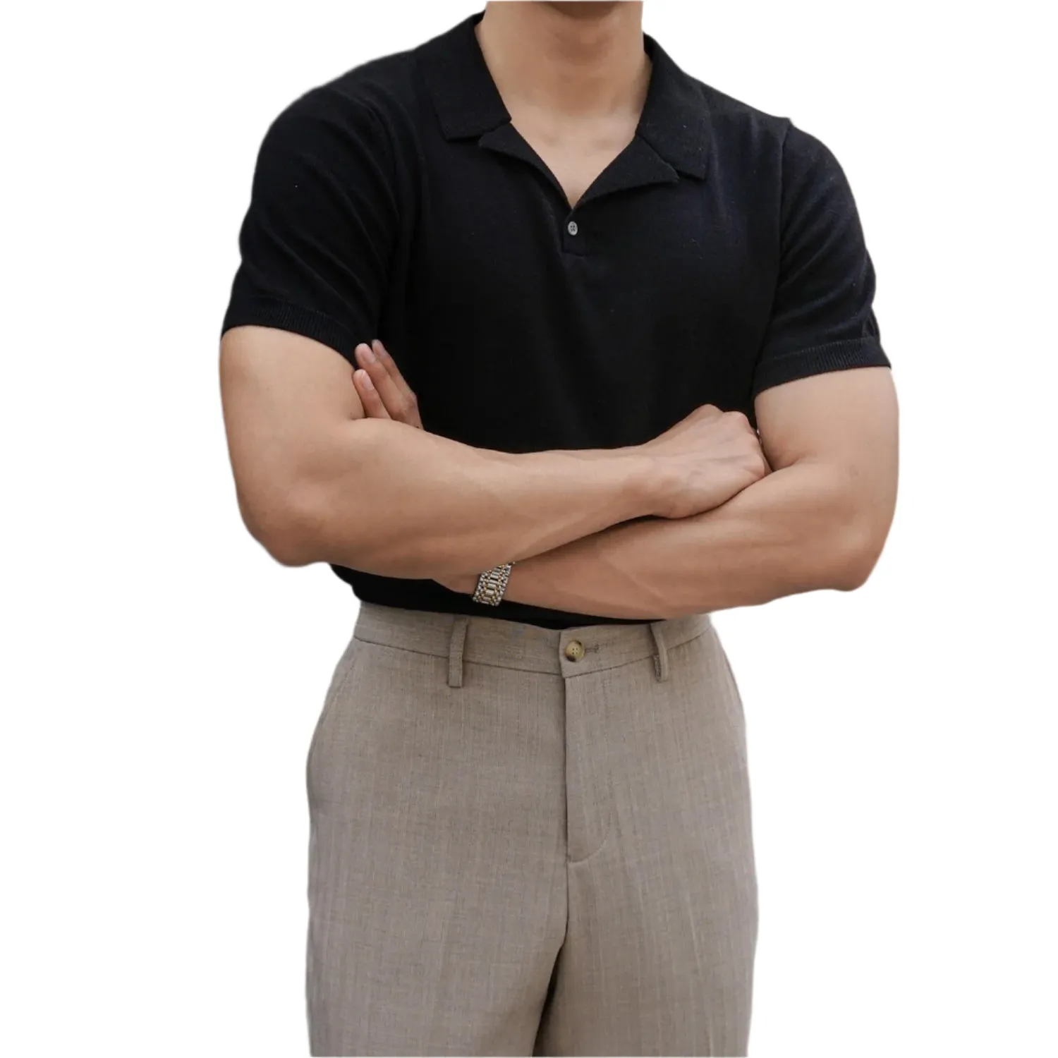 Lorenzo – Slim-Fit Men’s Organic Cotton Polo