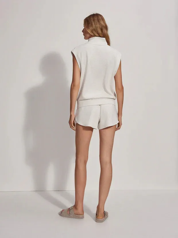 Loretta Half-Zip Sleeveless Sweat