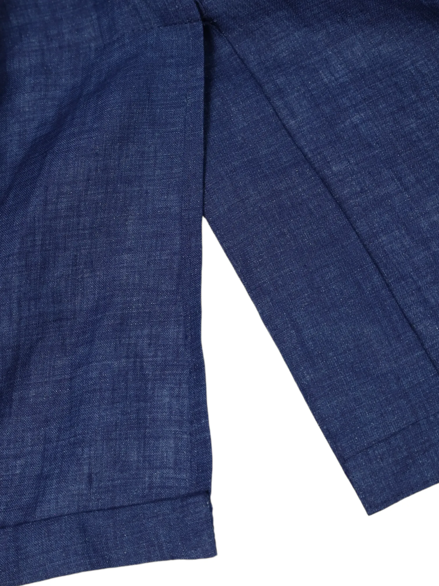 Loro Piana Cobalt Blue Unconstructed Linen Blazer
