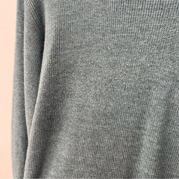 Lululemon Merino Wool-Blend Ribbed Crewneck Sweater Aqua Green
