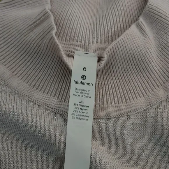 Lululemon Soft Shine Sweater