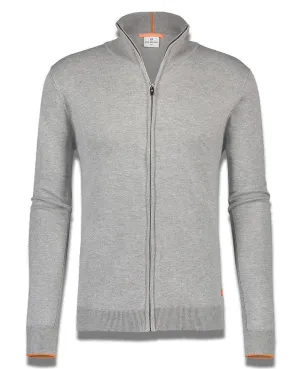 Luxe Zip Up Sweatshirt Grey