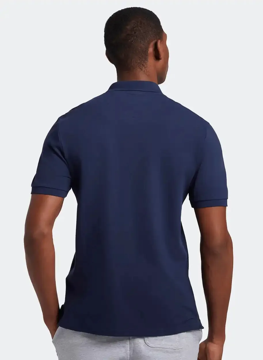 Lyle & Scott Men's Plain Polo Shirt Dark Navy
