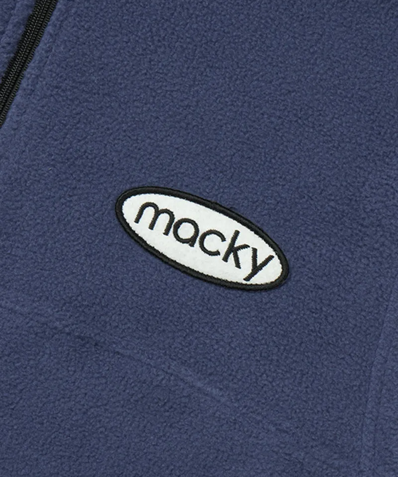 MACKY Golf: Soft Fleece Vest - Navy