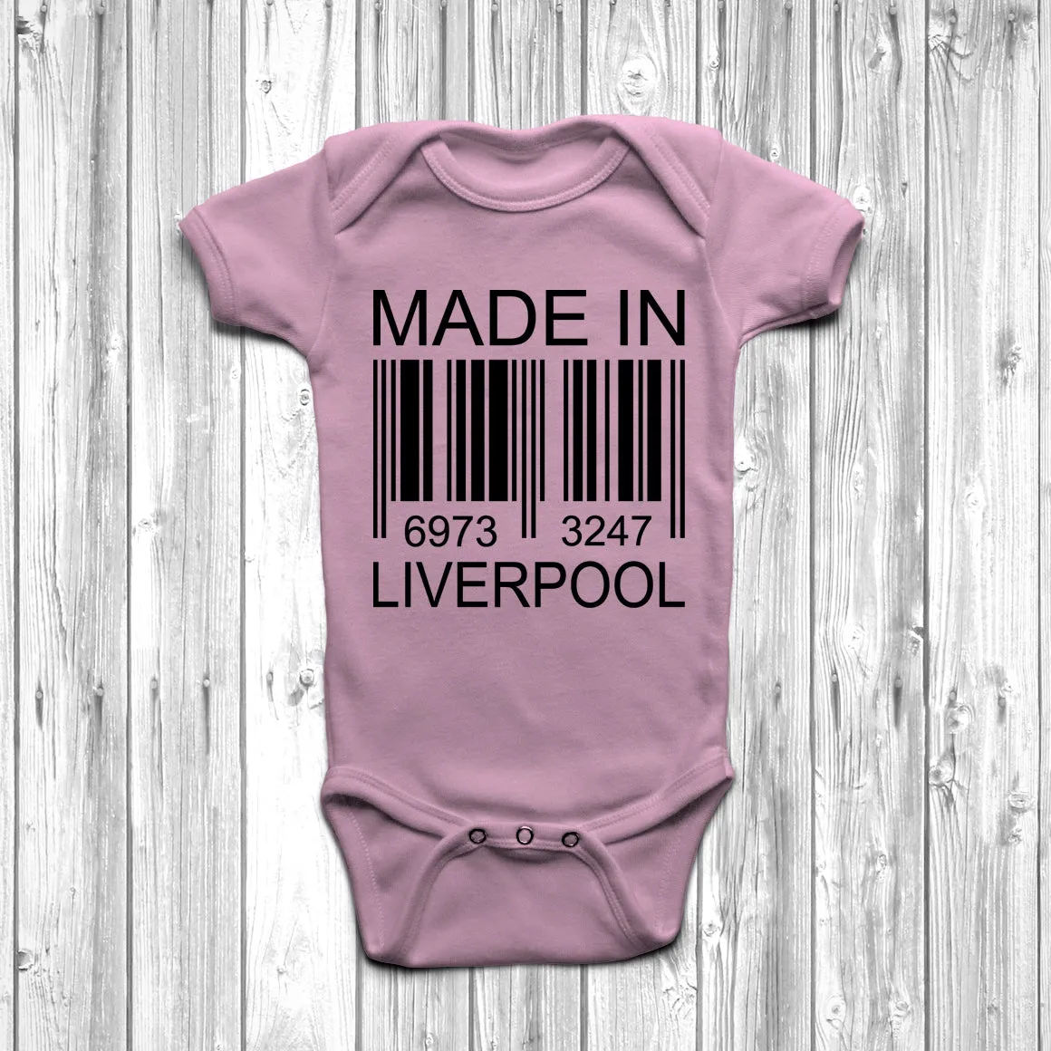 Made In Liverpool Baby Grow