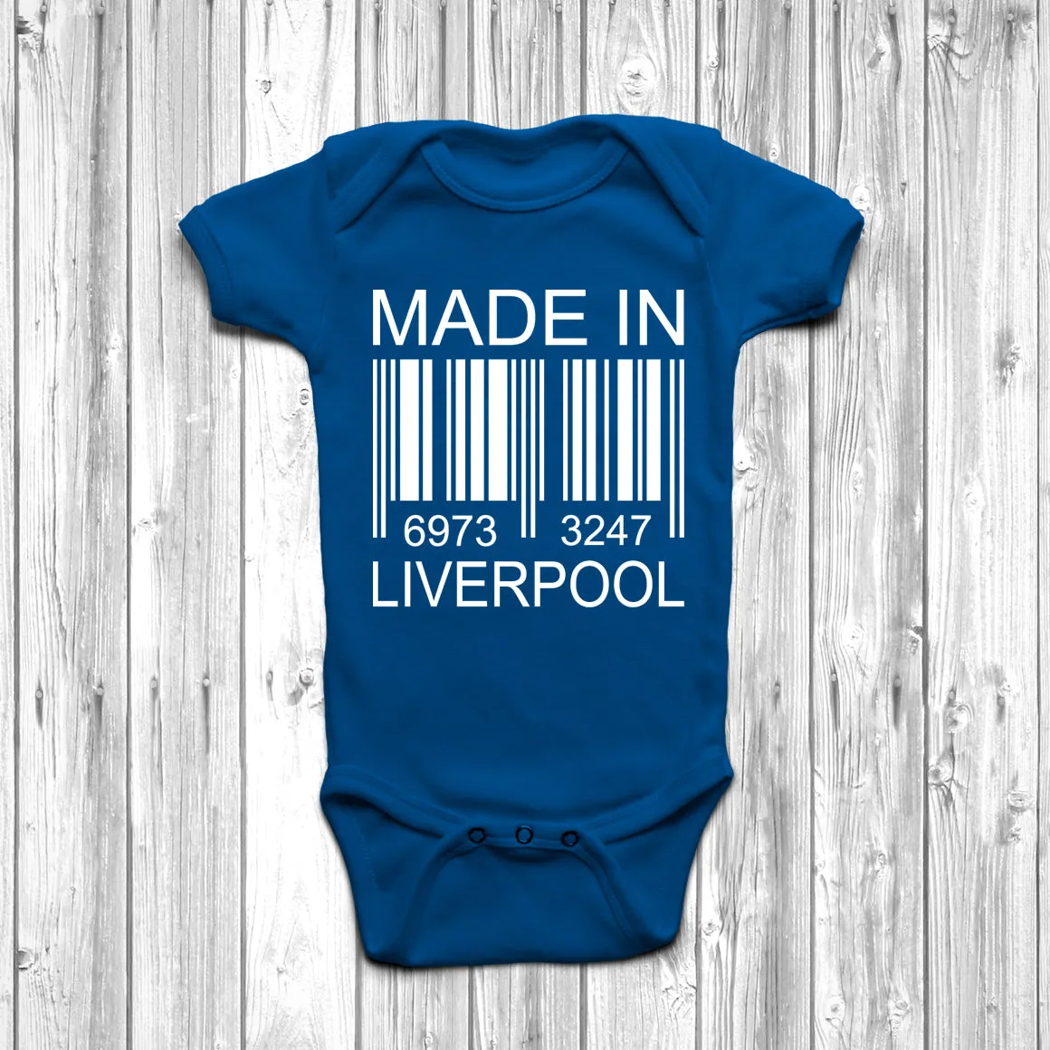 Made In Liverpool Baby Grow