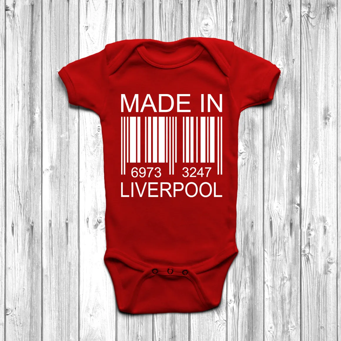 Made In Liverpool Baby Grow