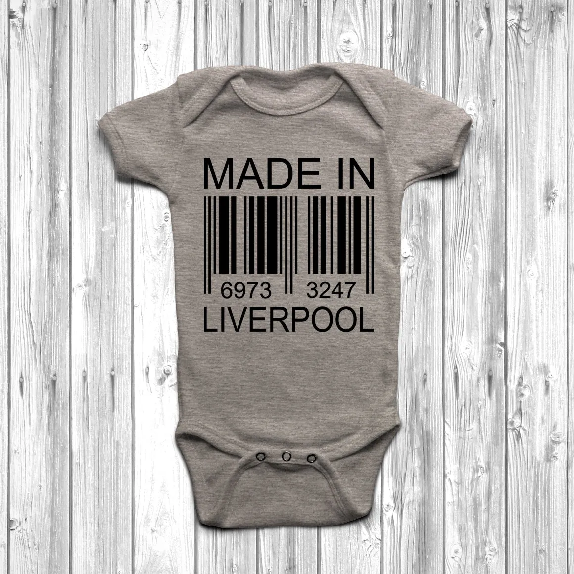Made In Liverpool Baby Grow