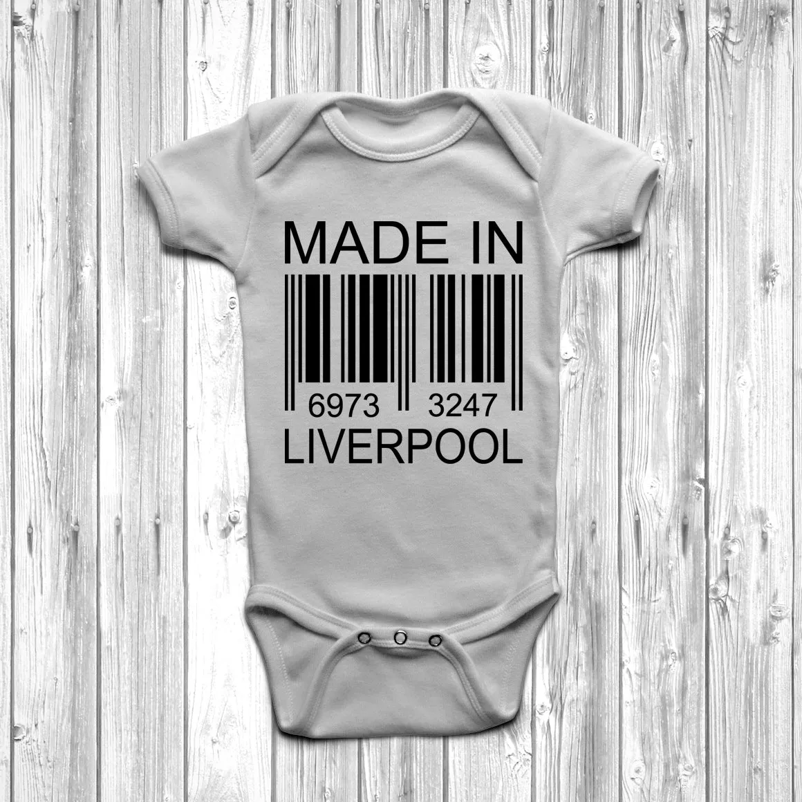 Made In Liverpool Baby Grow