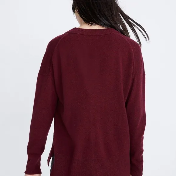 Madewell Cashmere Sweater V-Neck Pullover Like New XS