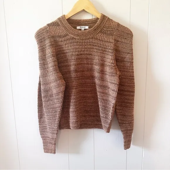 Madewell NEW Space-Dyed Prentiss Pullover Sweater Autumn NWT M