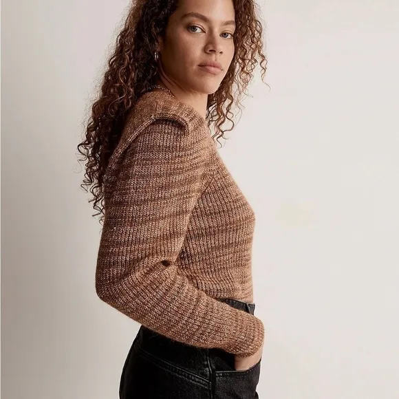 Madewell NEW Space-Dyed Prentiss Pullover Sweater Autumn NWT M
