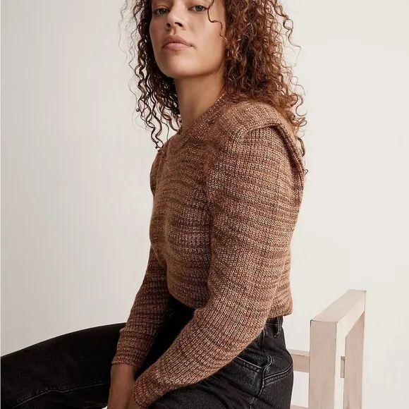 Madewell NEW Space-Dyed Prentiss Pullover Sweater Autumn NWT M