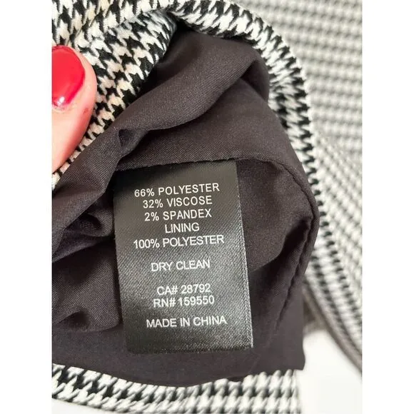 Maison d’Amelie Paris houndstooth crop blazer size large