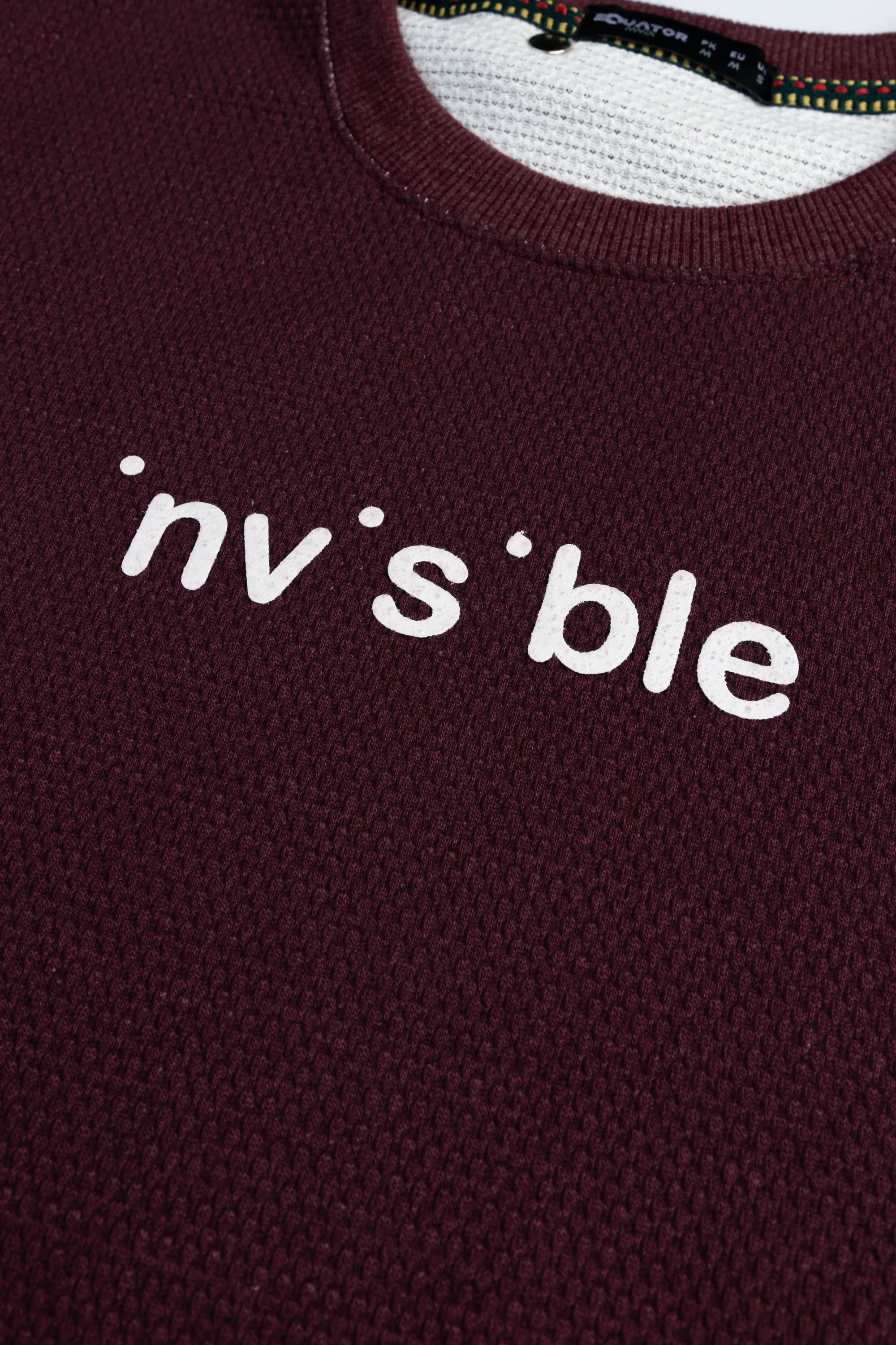 Maroon Graphic Sweatshirt