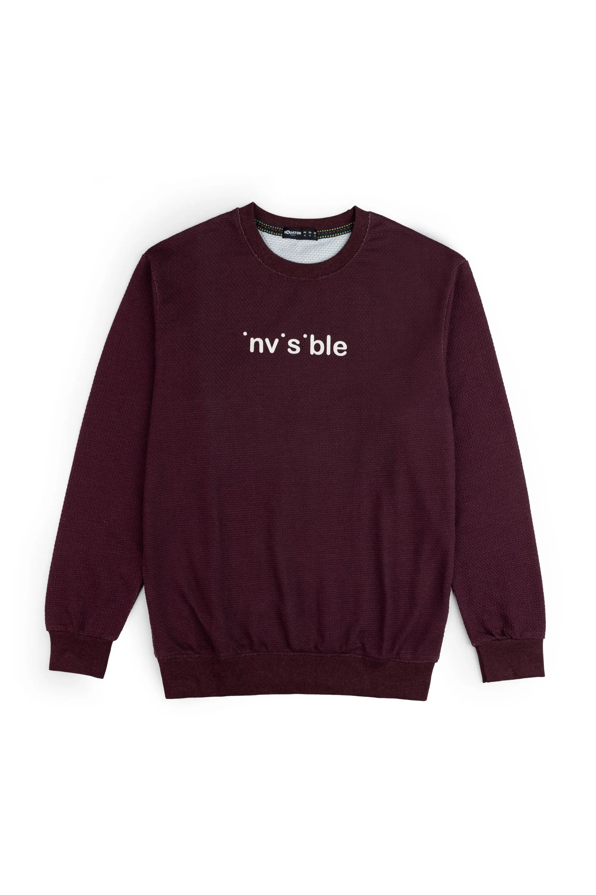 Maroon Graphic Sweatshirt